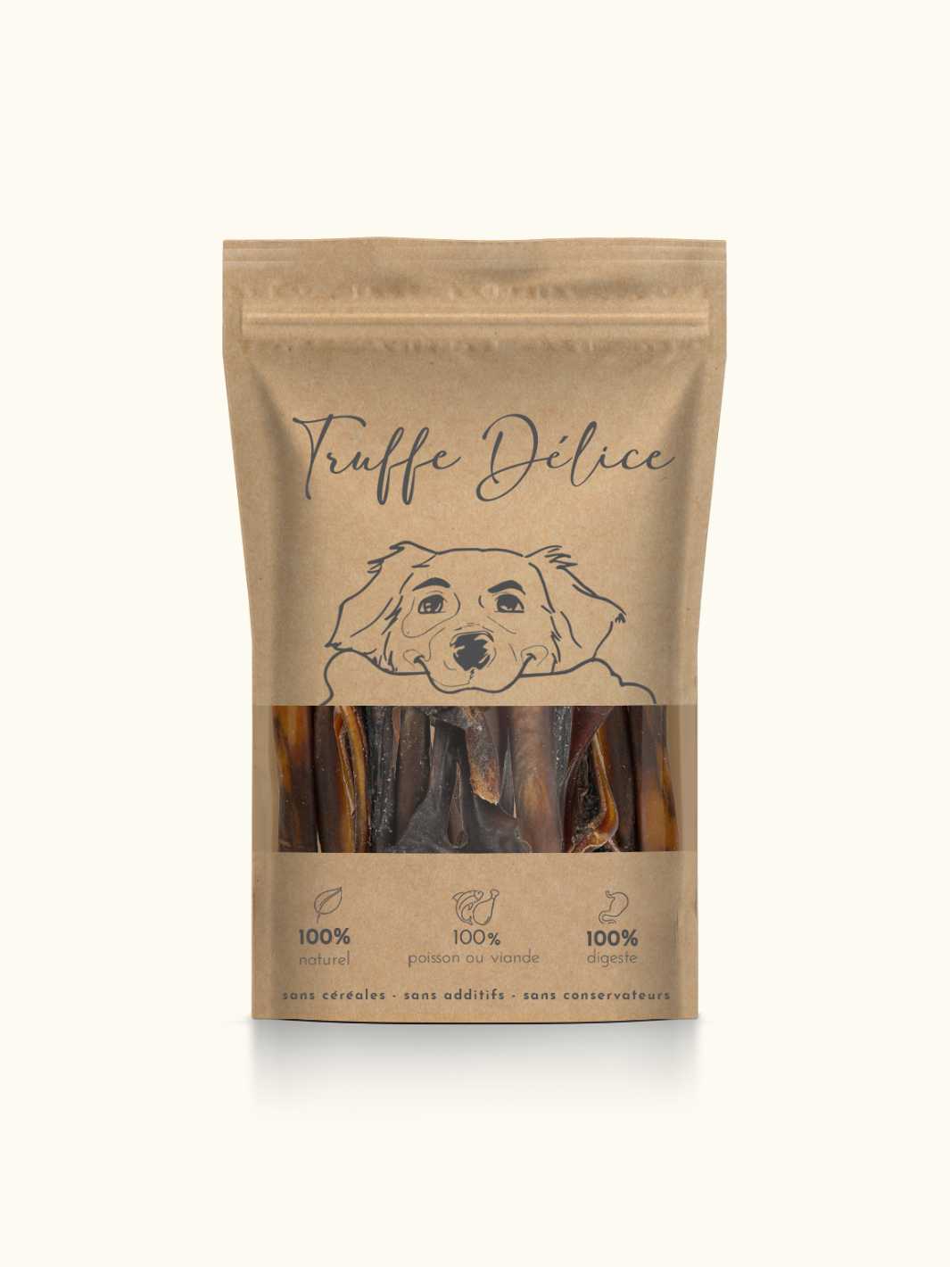 🦌 Peau de biche – Friandise naturelle à mâcher pour chien