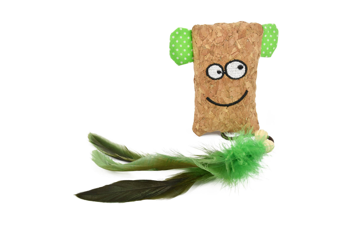 Jouet Moai pour chat avec herbe à chat