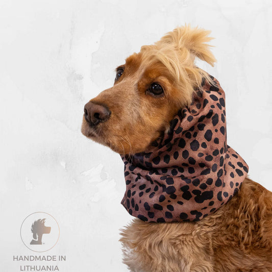🐾 Snood Imperméable Double Épaisseur - Léopard