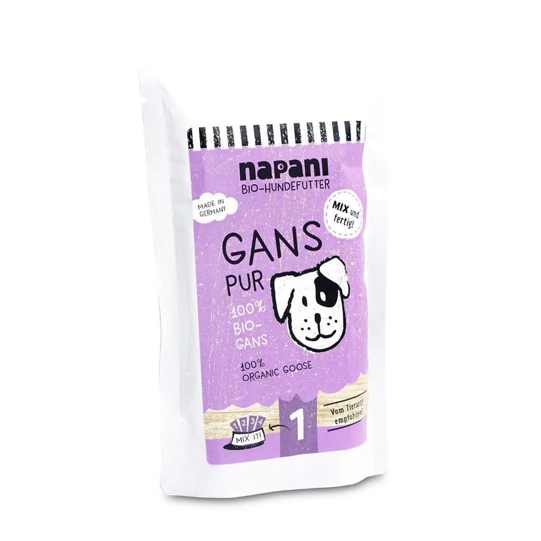 100% oie - Nourriture humide complémentaire pour chien 150g