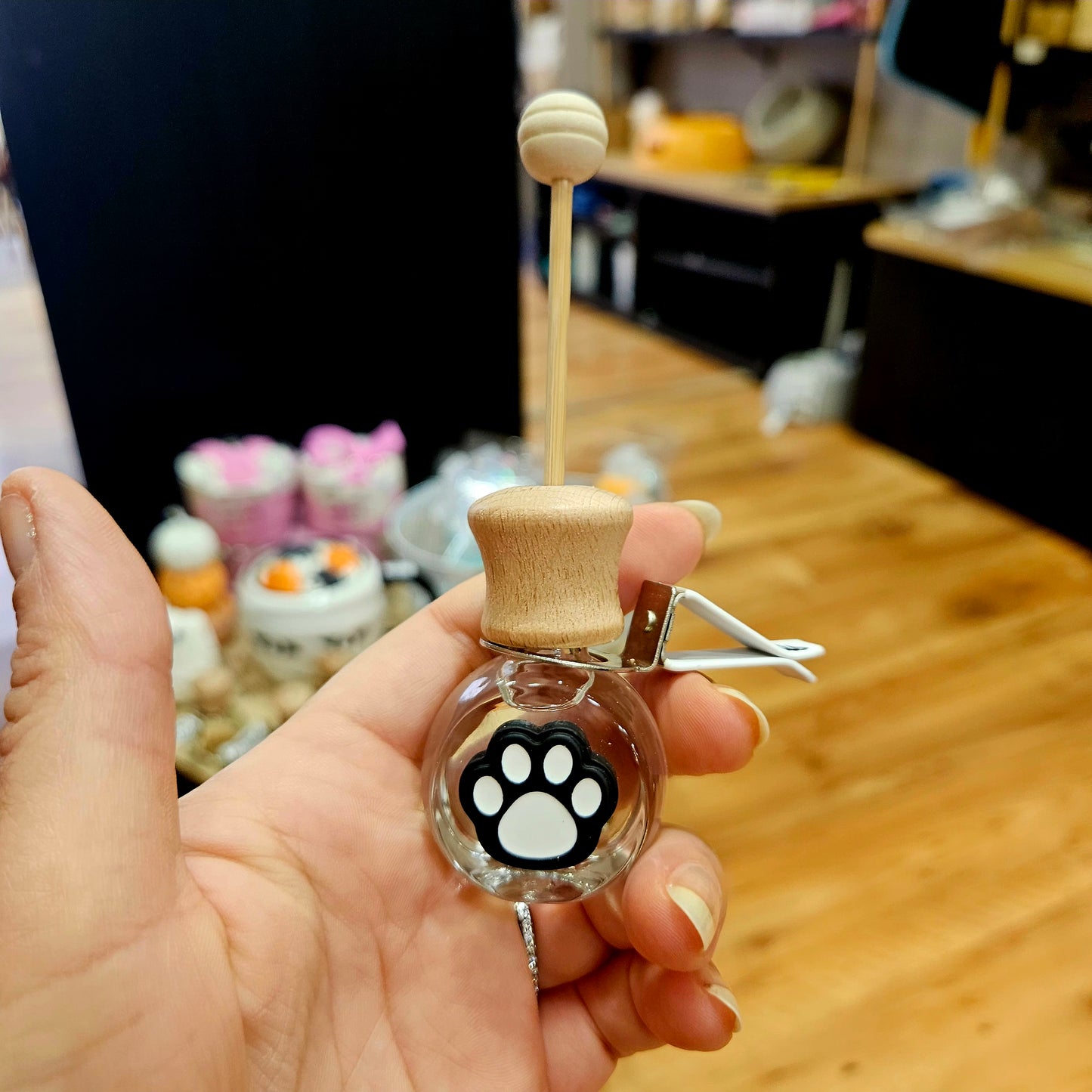 Diffuseur parfumé pour voiture “Empreinte de patte”