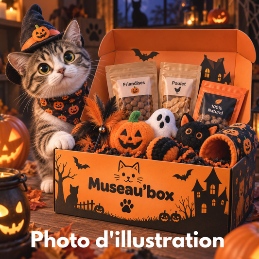 Museau'box Halloween pour chat - Édition limitée bimestrielle - Réservation