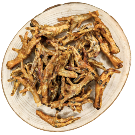 Pattes de poulet - mastication gourmande pour chien - 200g