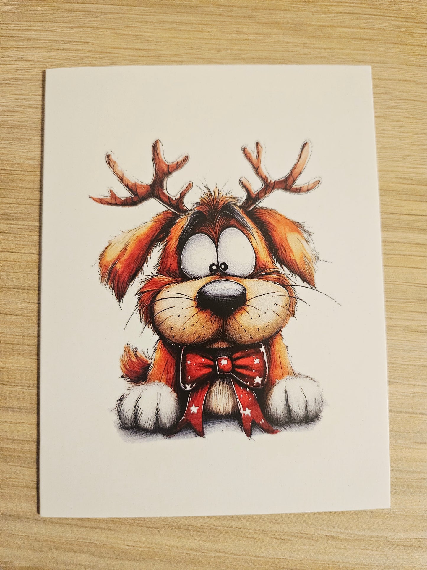 🎄 Carte de vœux de Noël – Chiens