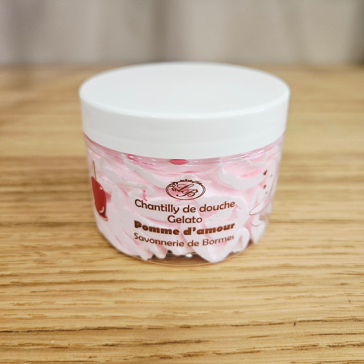 Chantilly de Douche & de Bain – Pomme d’Amour 🍎✨ (100 g)