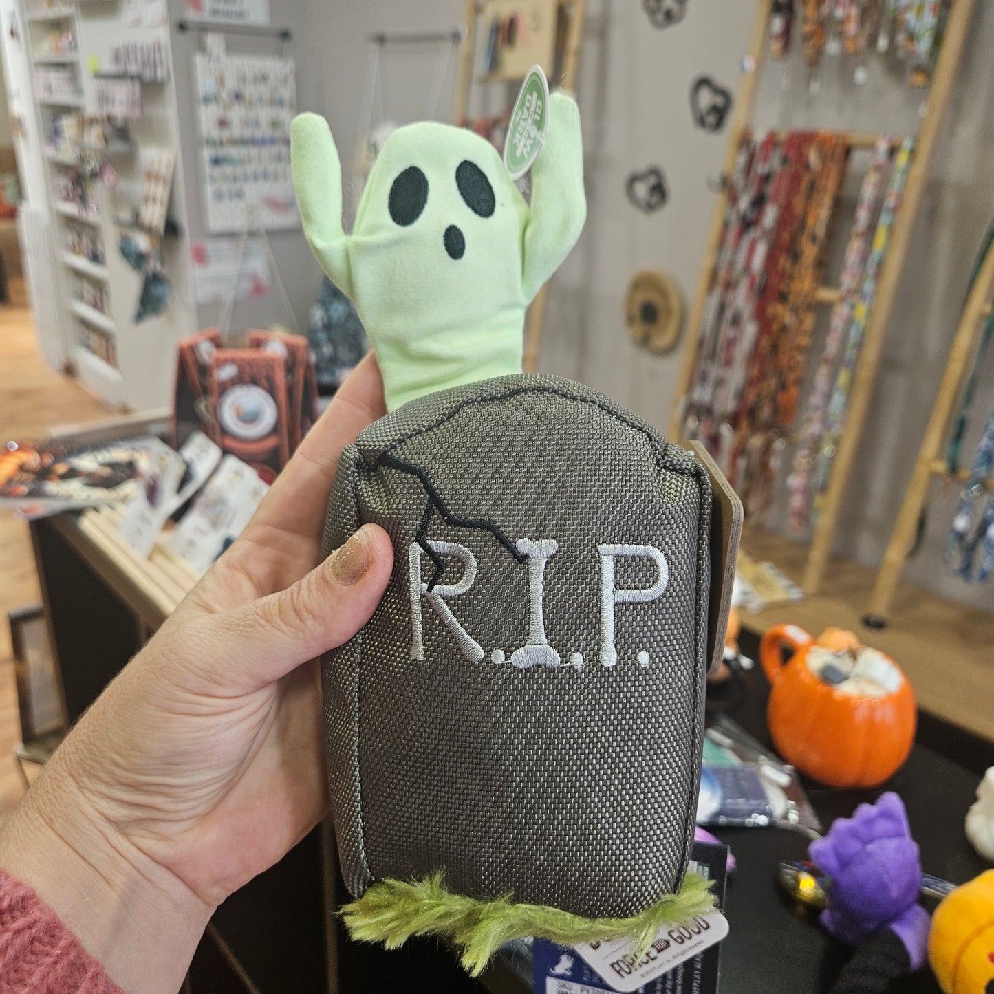 Jouet Tombe d'Halloween - Jouet pour chien