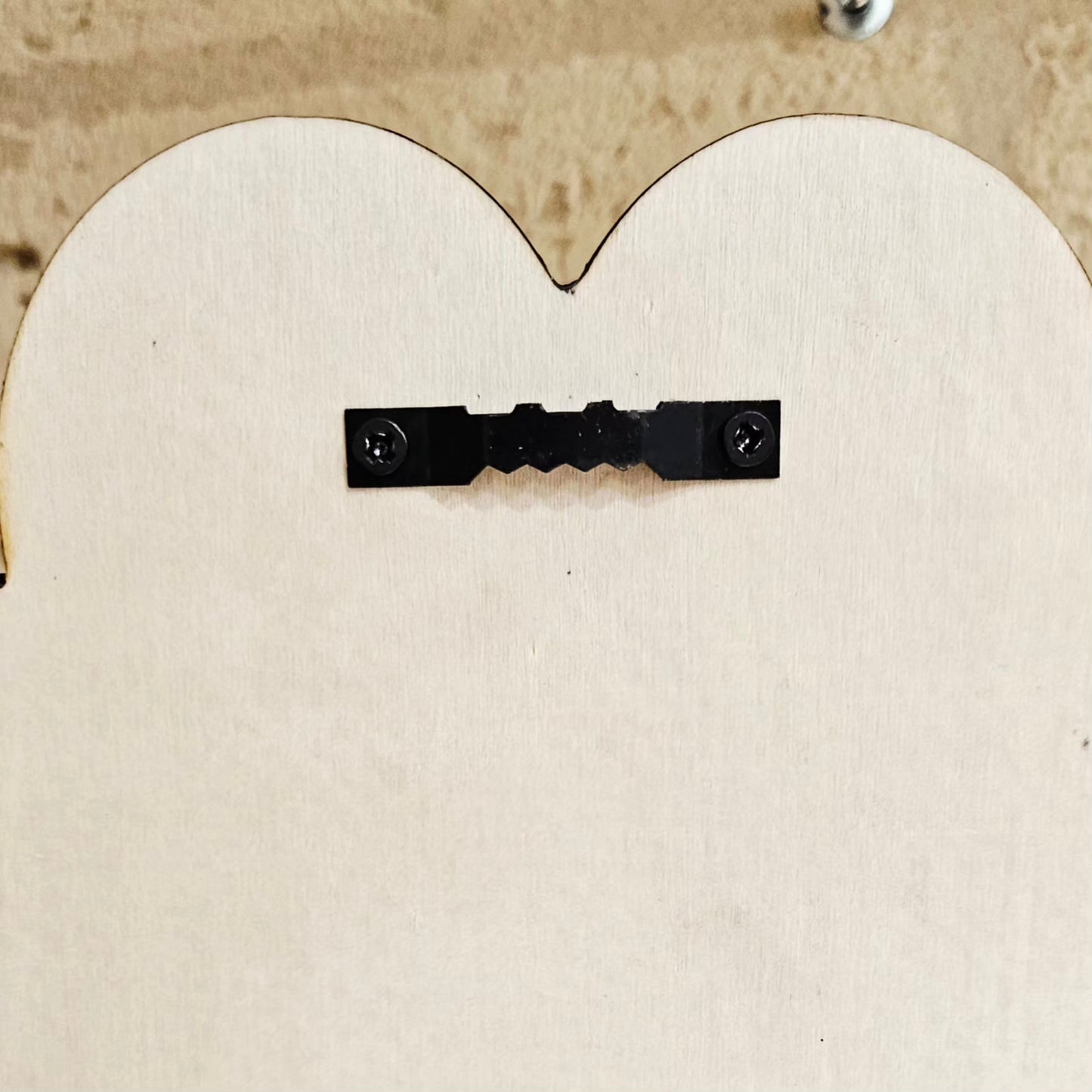 Porte-laisse personnalisable en bois - Empreinte