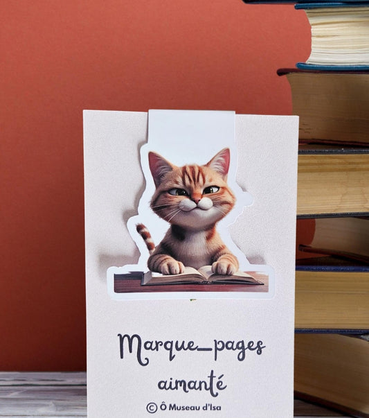 Marque-pages Chat roux