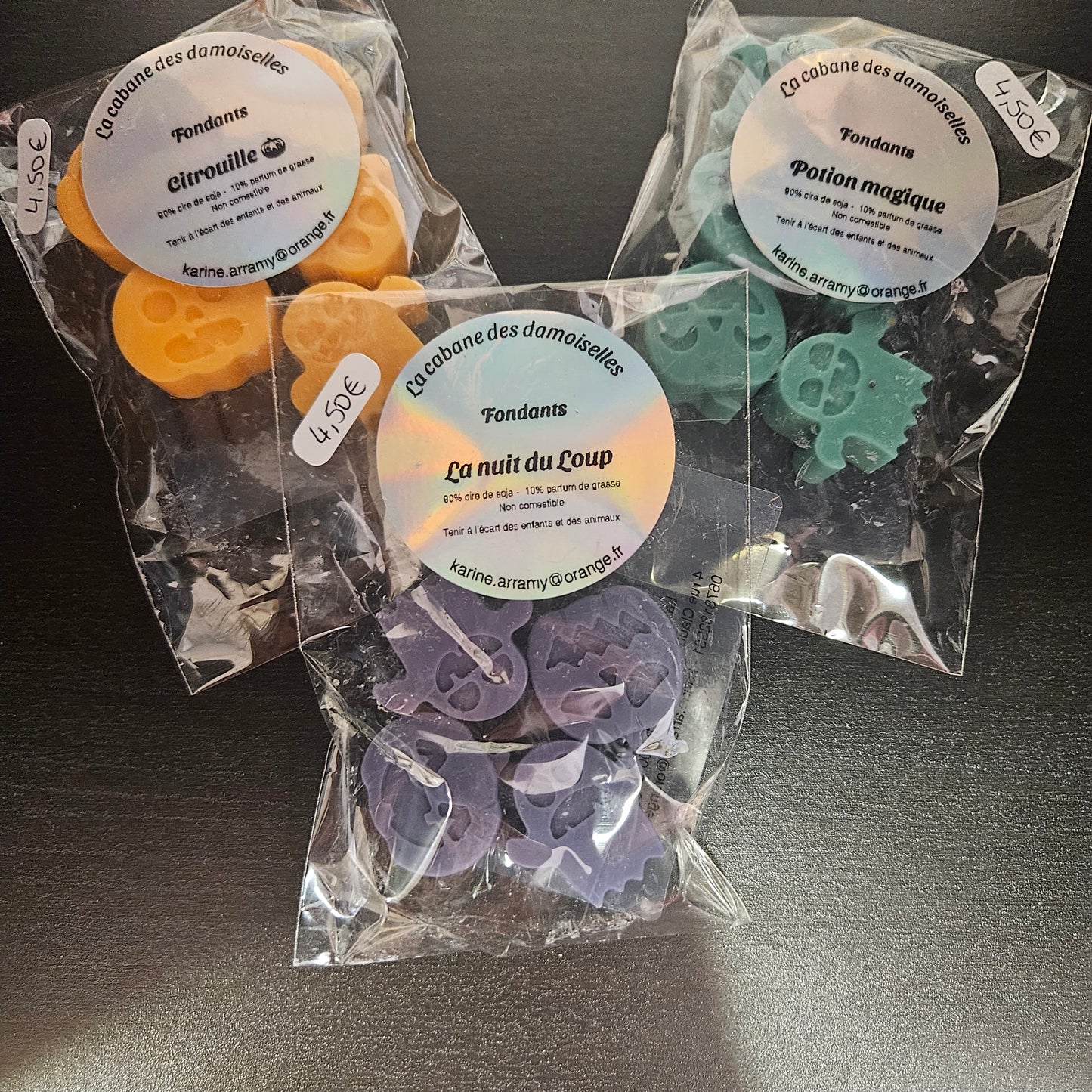 Bougie et fondant - Halloween