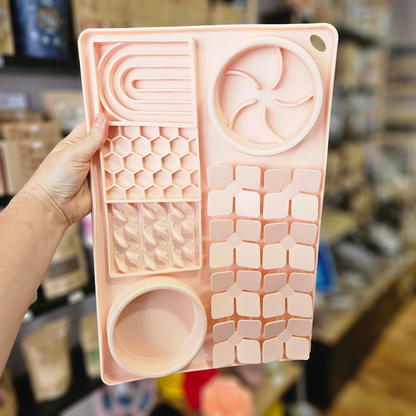 🐾 Tapis à lécher XL – Activité apaisante & stimulante pour chien et chat