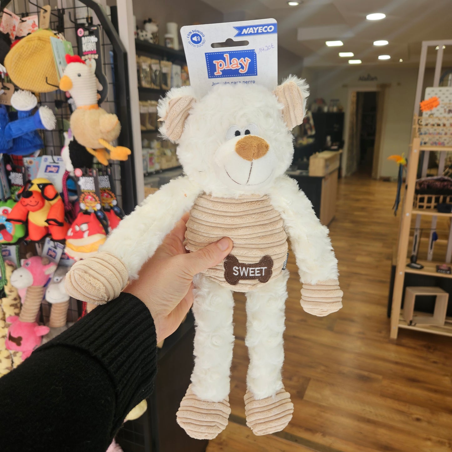 Sweet Animals 37cm - Peluches pour chien