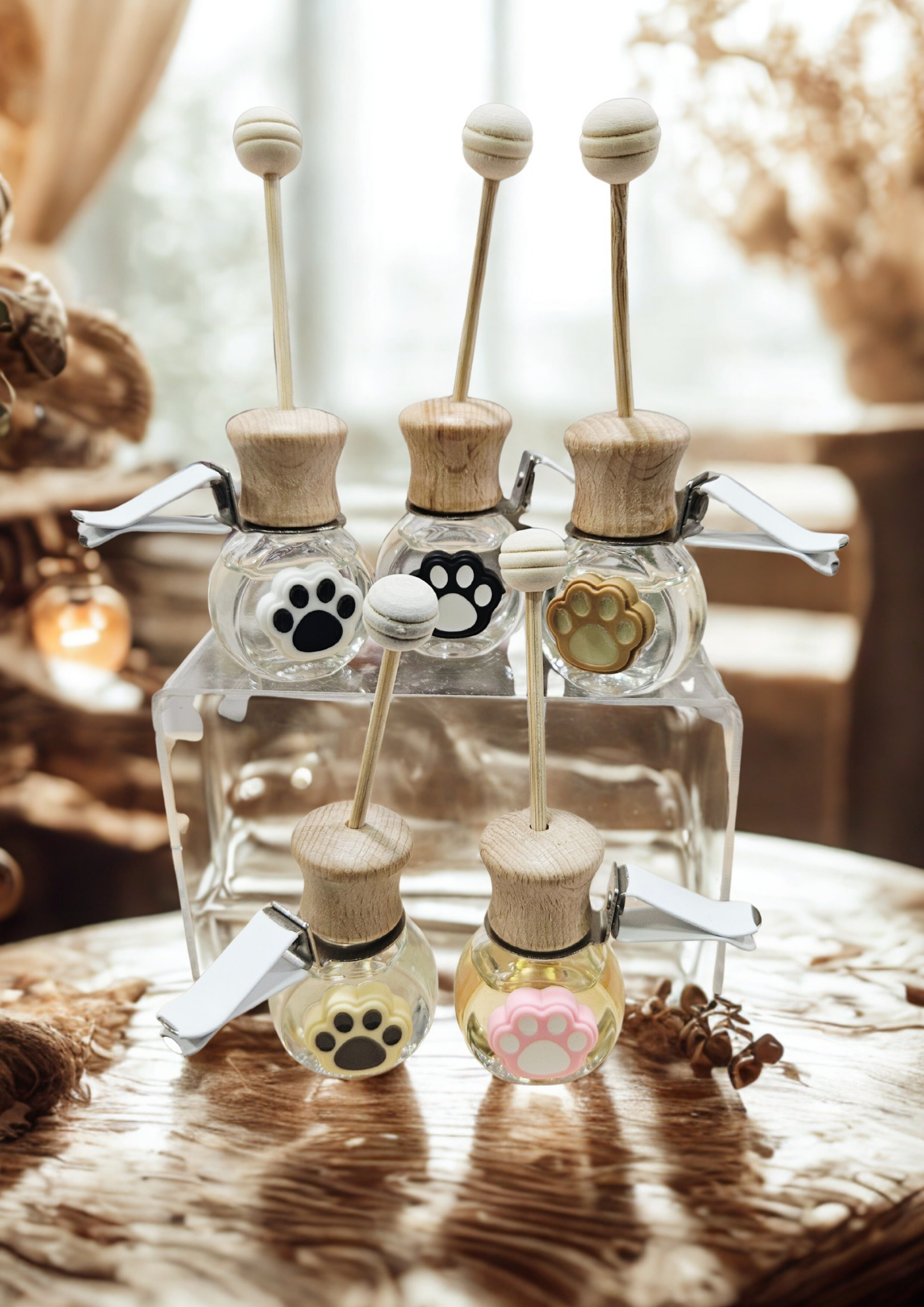 Diffuseur parfumé pour voiture “Empreinte de patte”