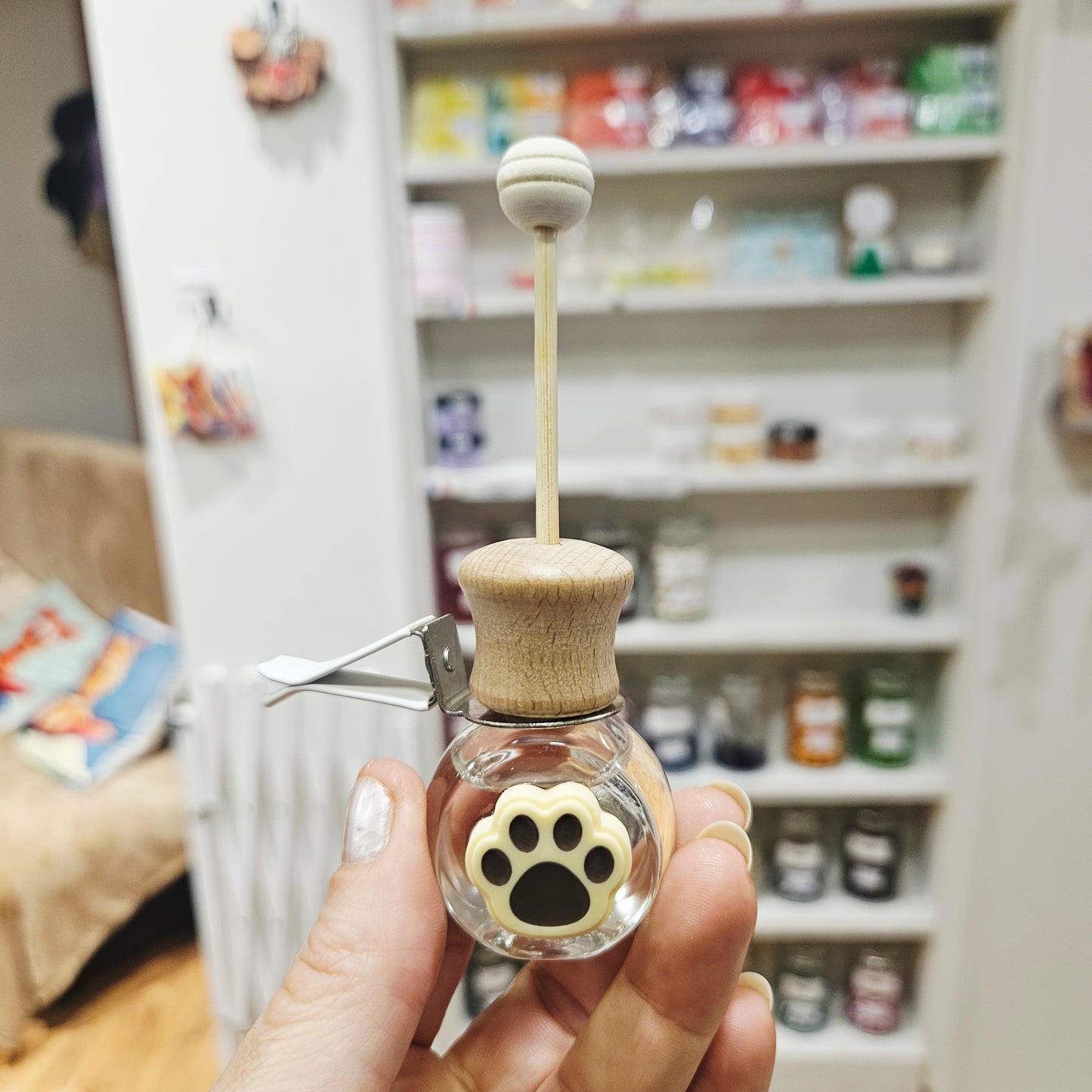 Diffuseur parfumé pour voiture “Empreinte de patte”