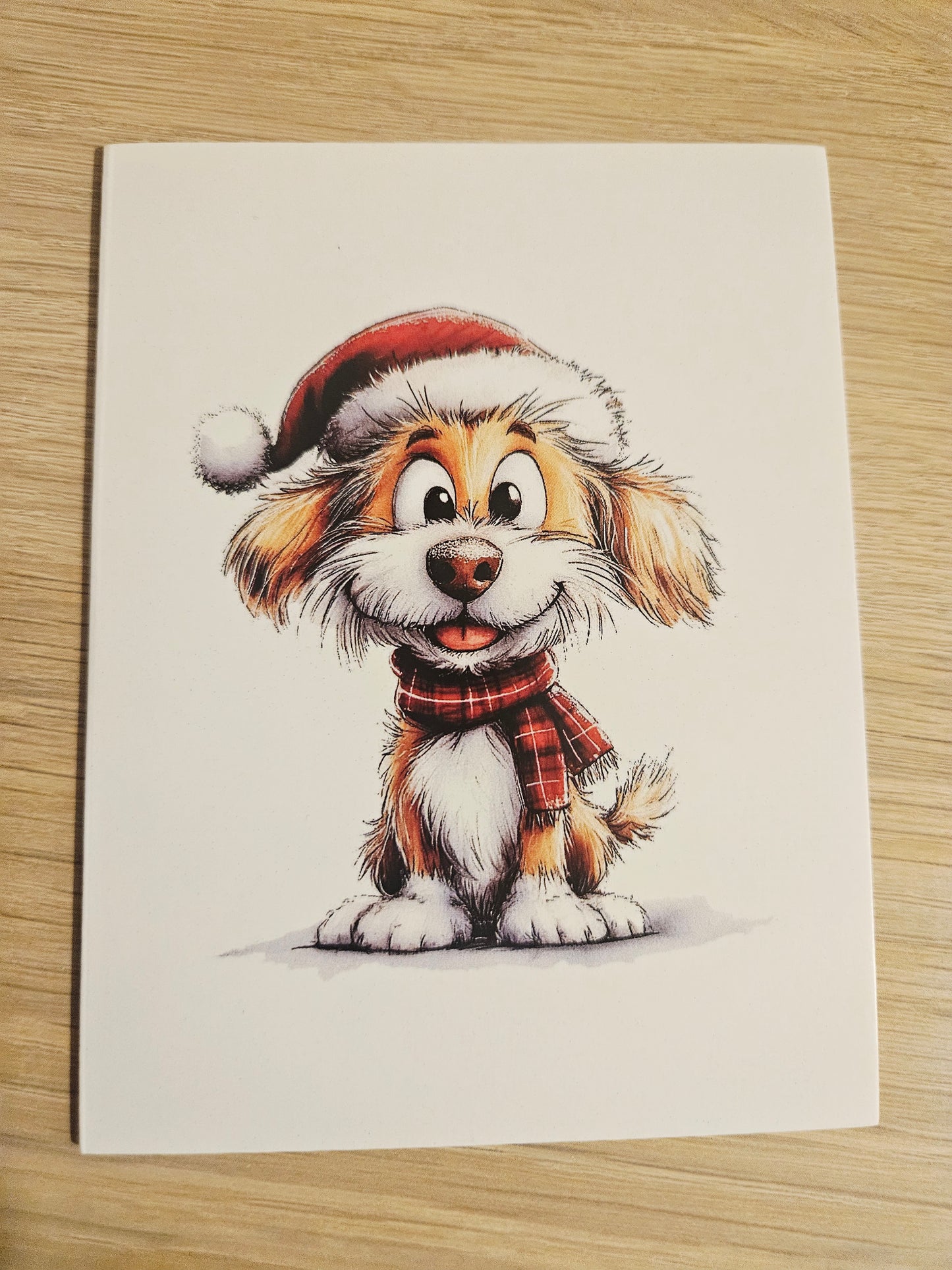 🎄 Carte de vœux de Noël – Chiens