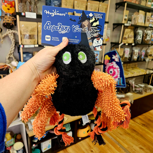 Peluche Araignée d’Halloween – HugSmart - jouet pour chien