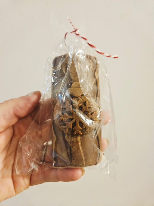 Savon Bûche de Noël – parfum Chocolat - 100g
