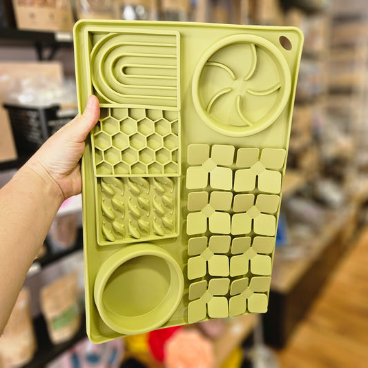 🐾 Tapis à lécher XL – Activité apaisante & stimulante pour chien et chat