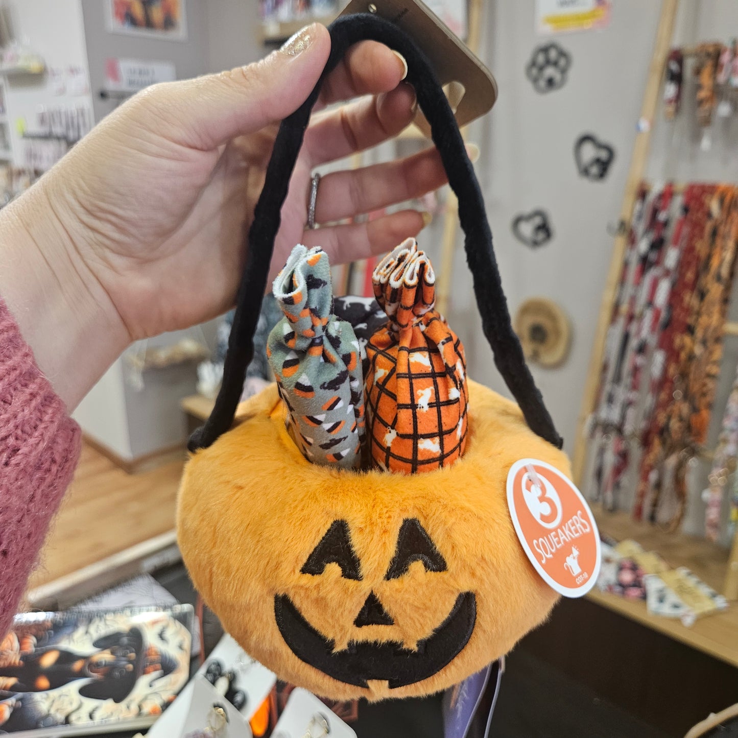 Jouet d'occupation pour chien - Citrouille d'Halloween 🎃🍬 - PetPlay