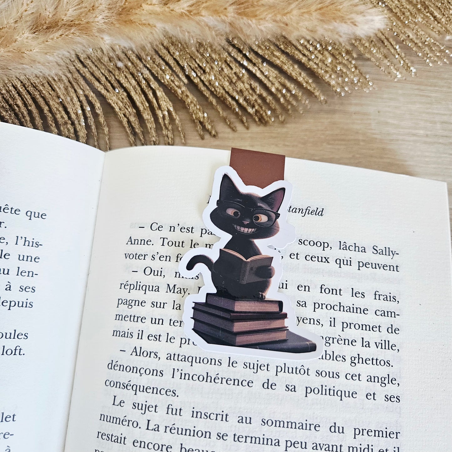 Marque-pages Chat noir