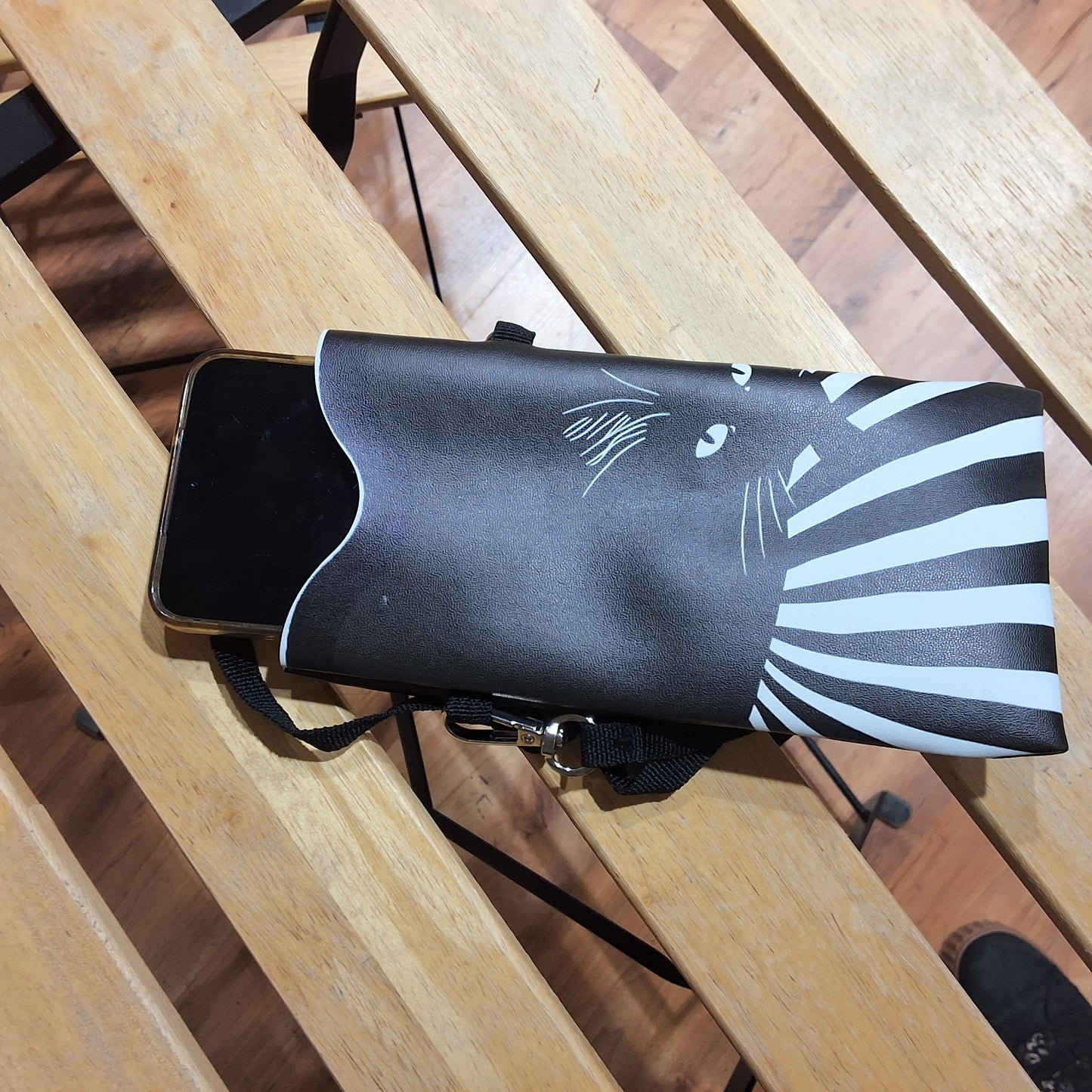 🐈 Sac de Téléphone Motif Chat Noir