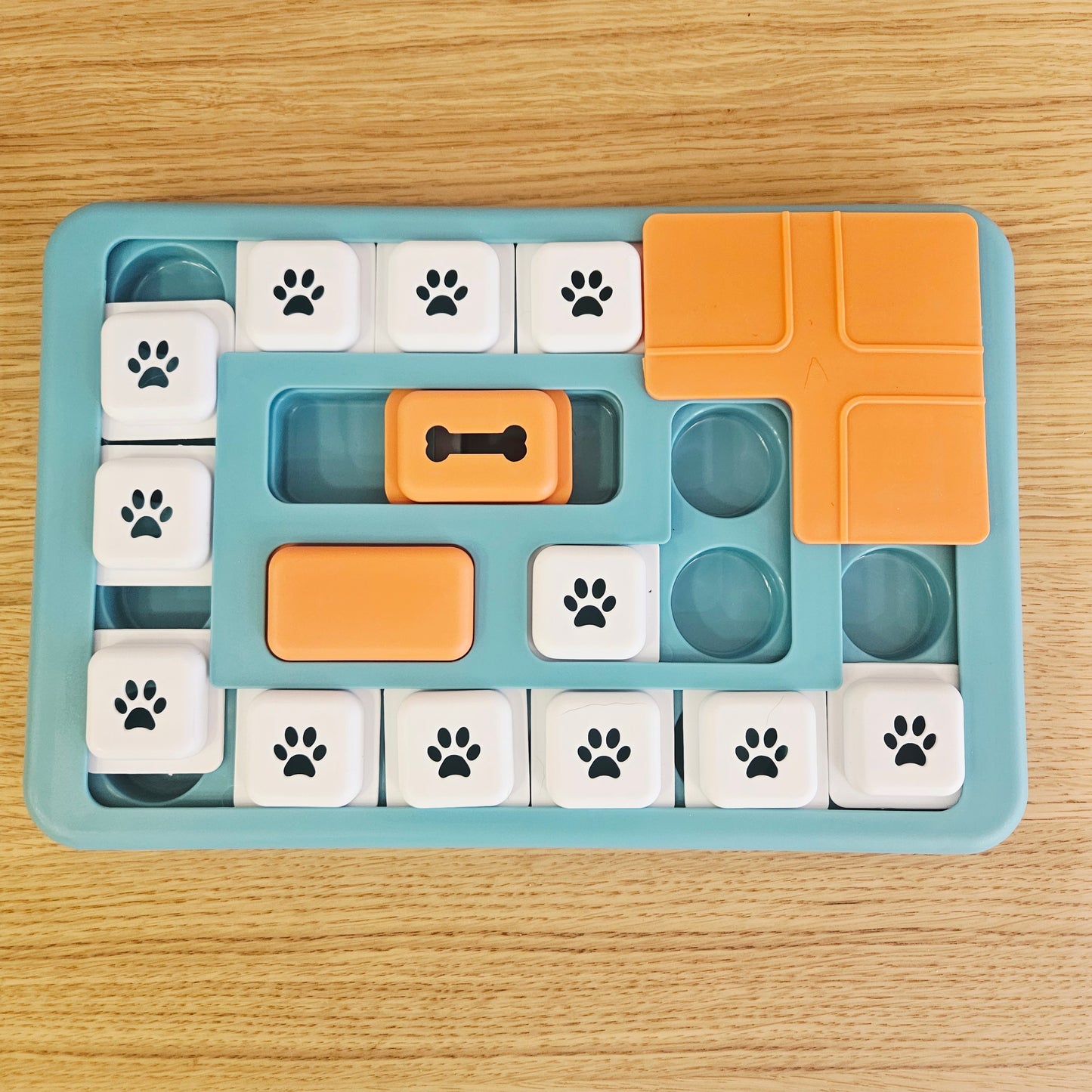 Jouet puzzle interactif pour chien – distributeur de friandises