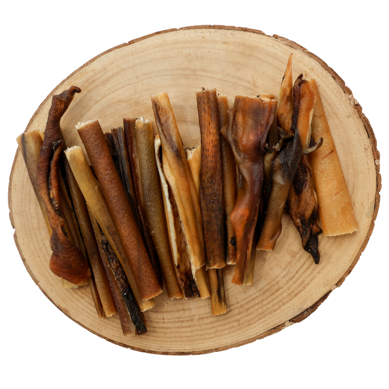 Peaux de sanglier 15cm - mastication gourmande pour chien - 200g