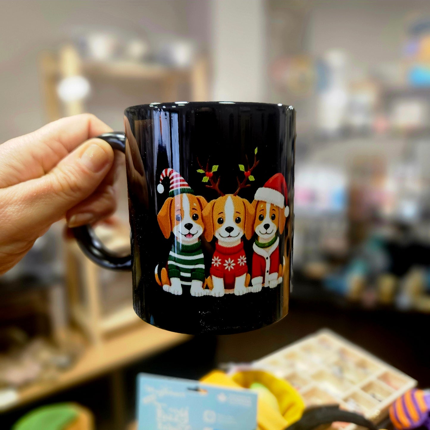 🎄 Mug de Noël – Chats & Chiens 🐾