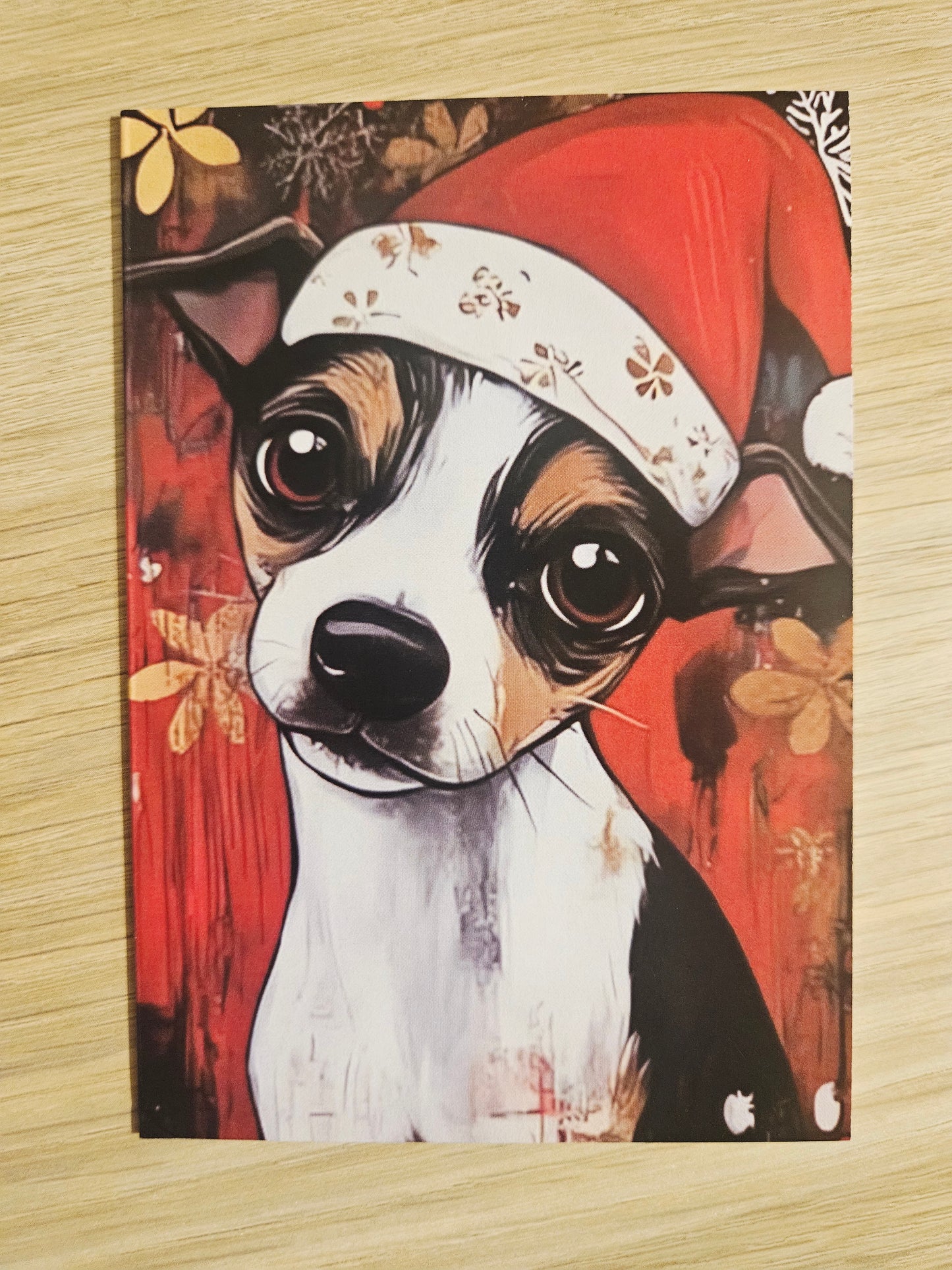 🎄 Carte de vœux de Noël – Chats et chiens