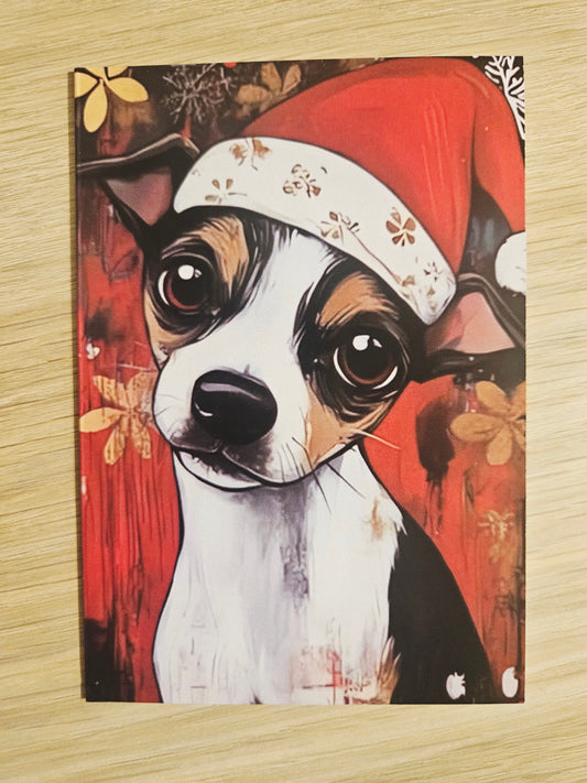 🎄 Carte de vœux de Noël – Chats et chiens