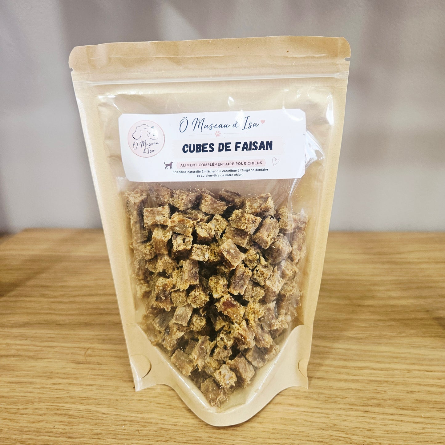 Cubes de Faisan – Friandises naturelles pour chien