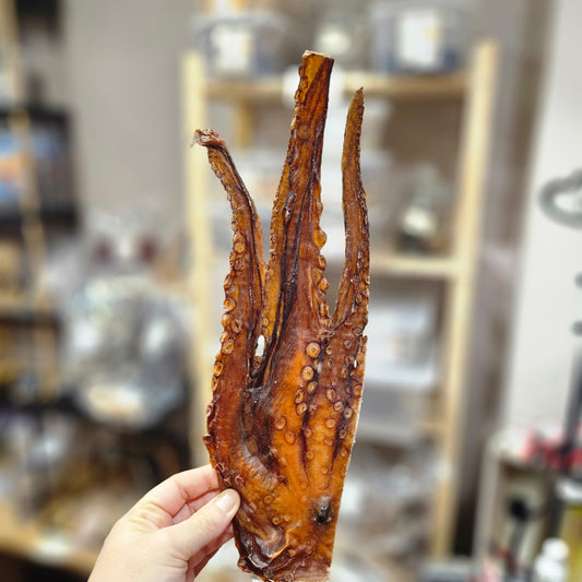 🐙 Plaques de calamars séchés en vrac – Friandises marines 100 % naturelles pour chien