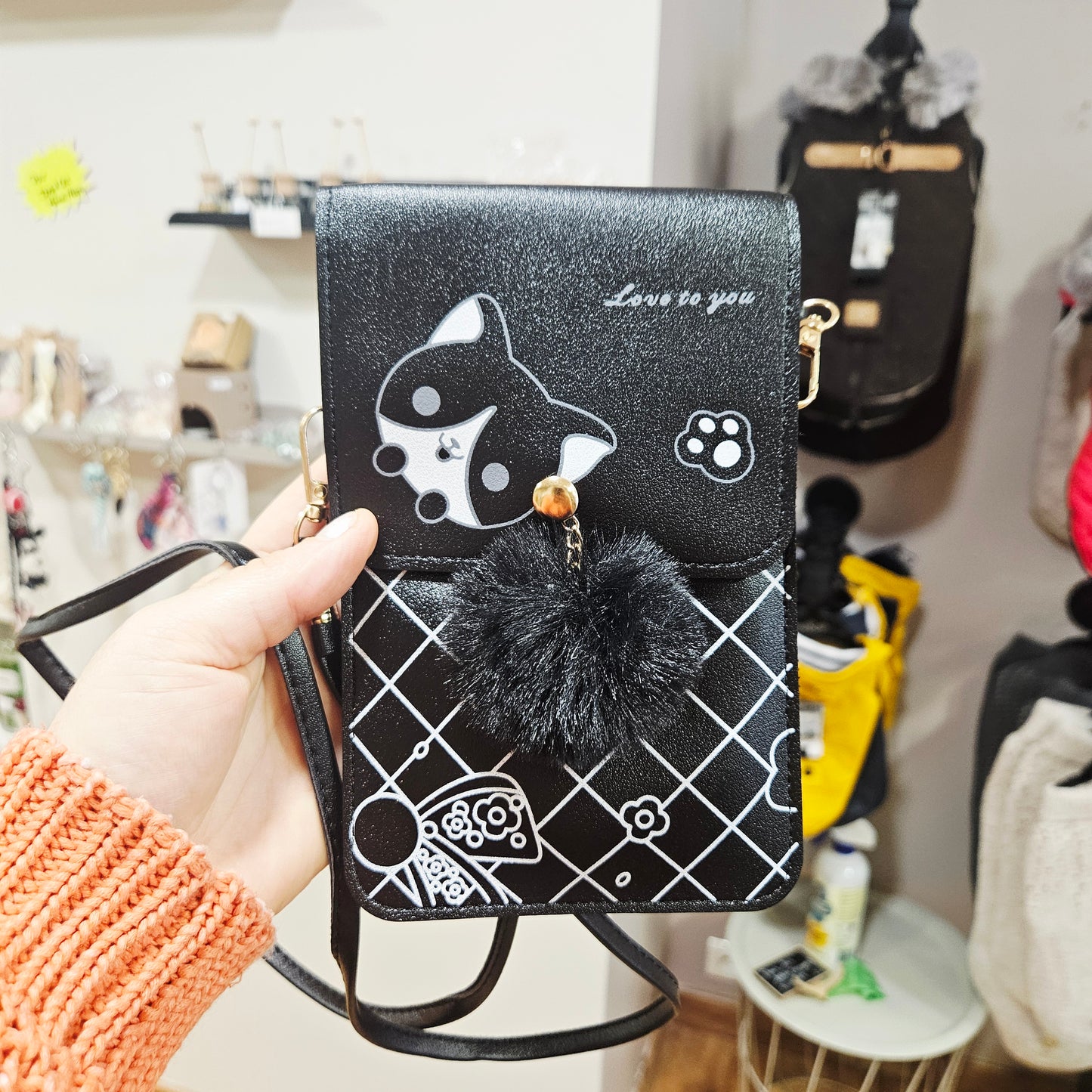 Sac Bandoulière Chien Cartoon