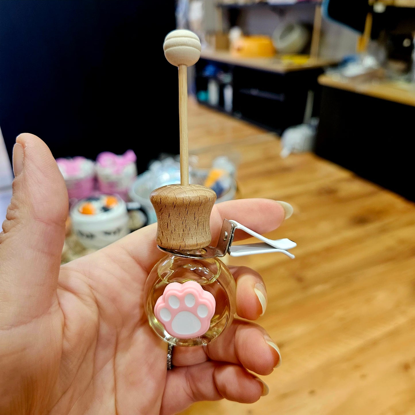 Diffuseur parfumé pour voiture “Empreinte de patte”