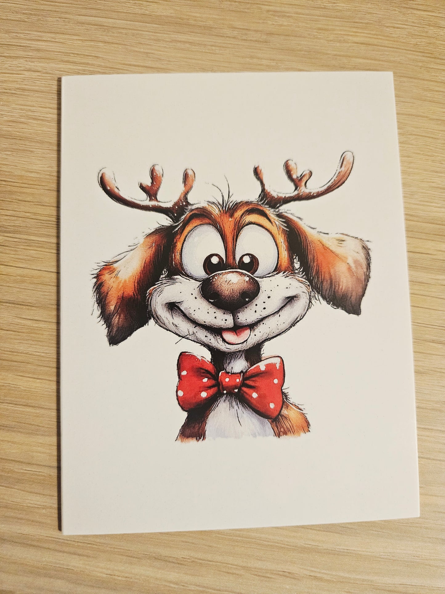 🎄 Carte de vœux de Noël – Chiens