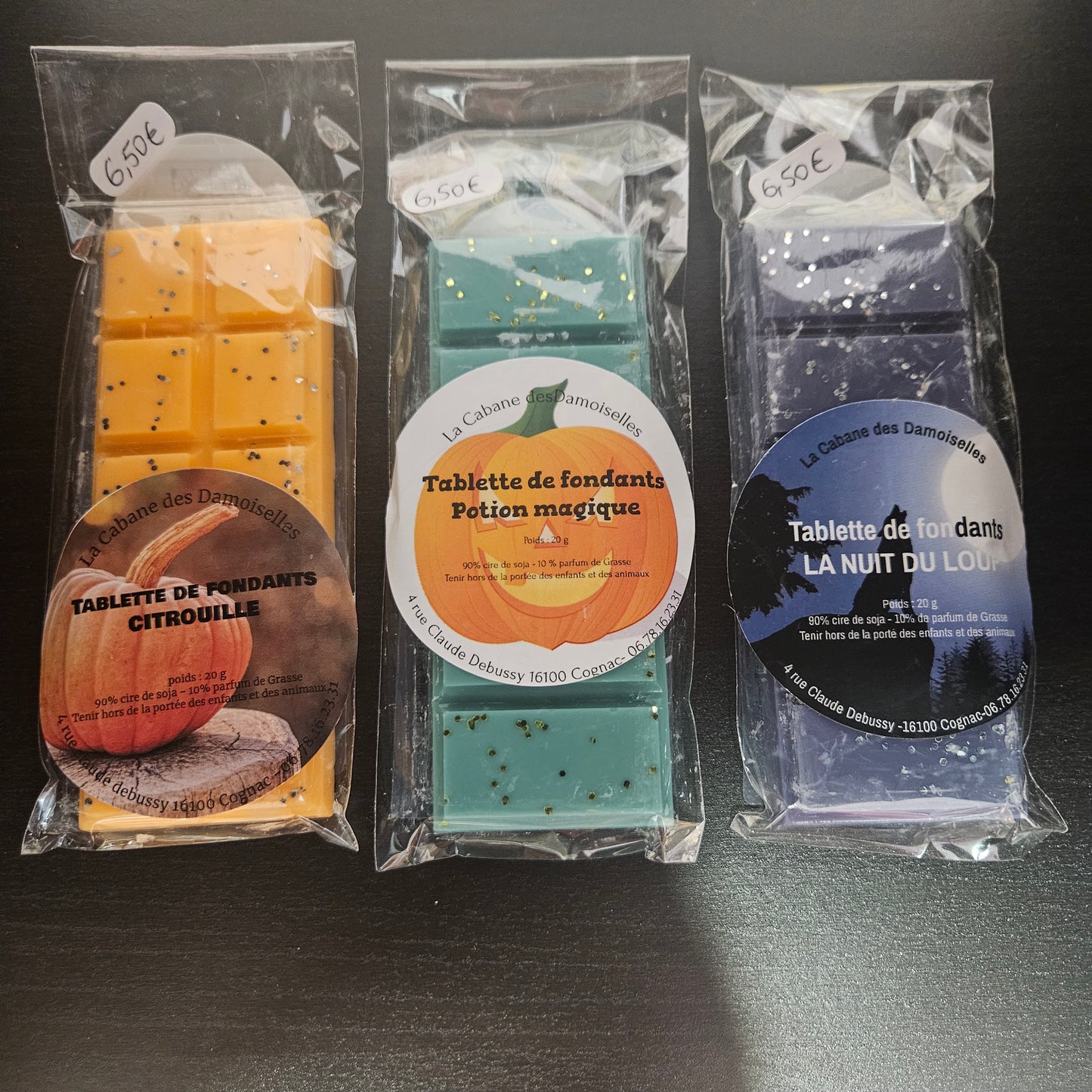 Bougie et fondant - Halloween